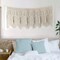 Macrame Wall Hanging Boho Woven Tapestry Valance Window Kitchen Macrame Curtain Door Divider Decoration Bedroom Home Macrame Curtains